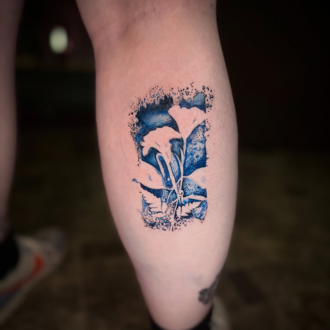 Tattoo by @janai.artistry β watercolor, black_and_grey