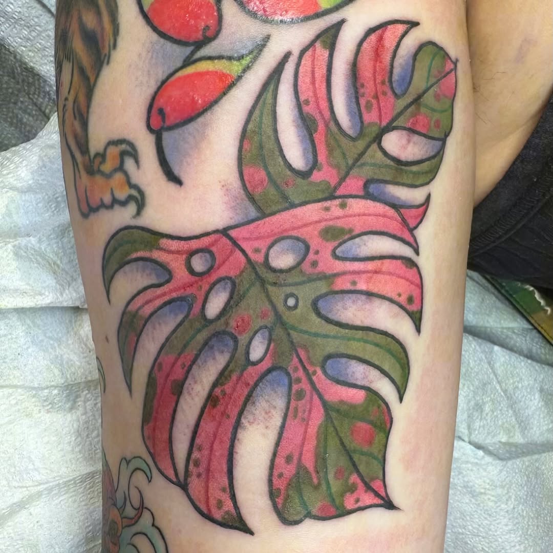 Tattoo by @jentle.tattoos — american_traditional, neo_traditional