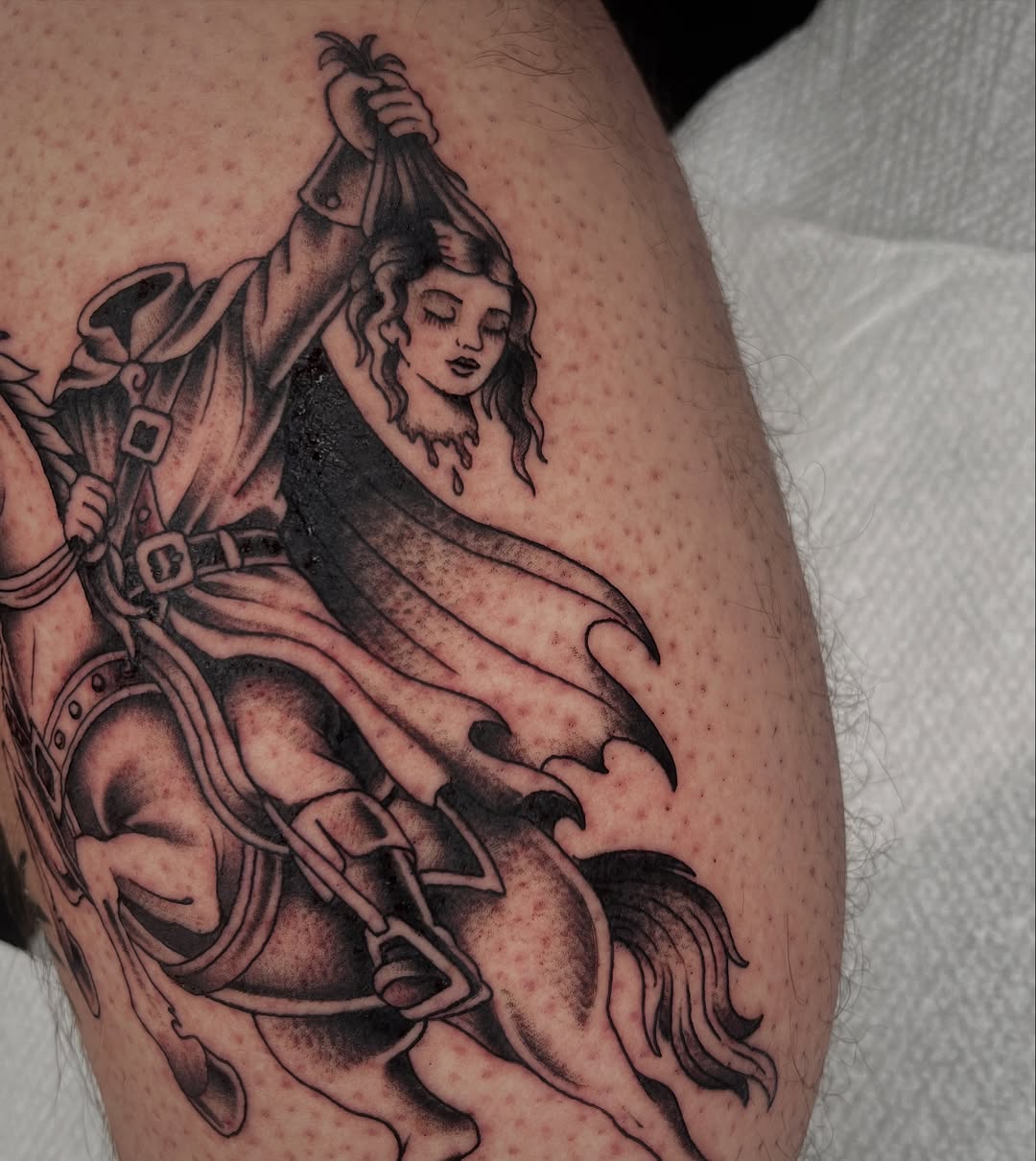 Tattoo by @tattoosbyjordanhunt — american_traditional, black_and_grey