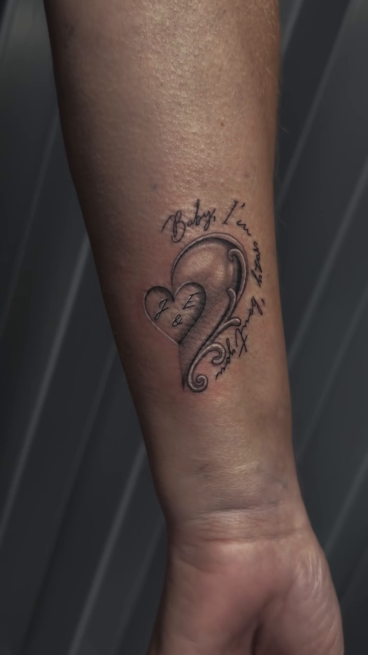 Tattoo by @tattoosbyra_ β fine_line, lettering_script