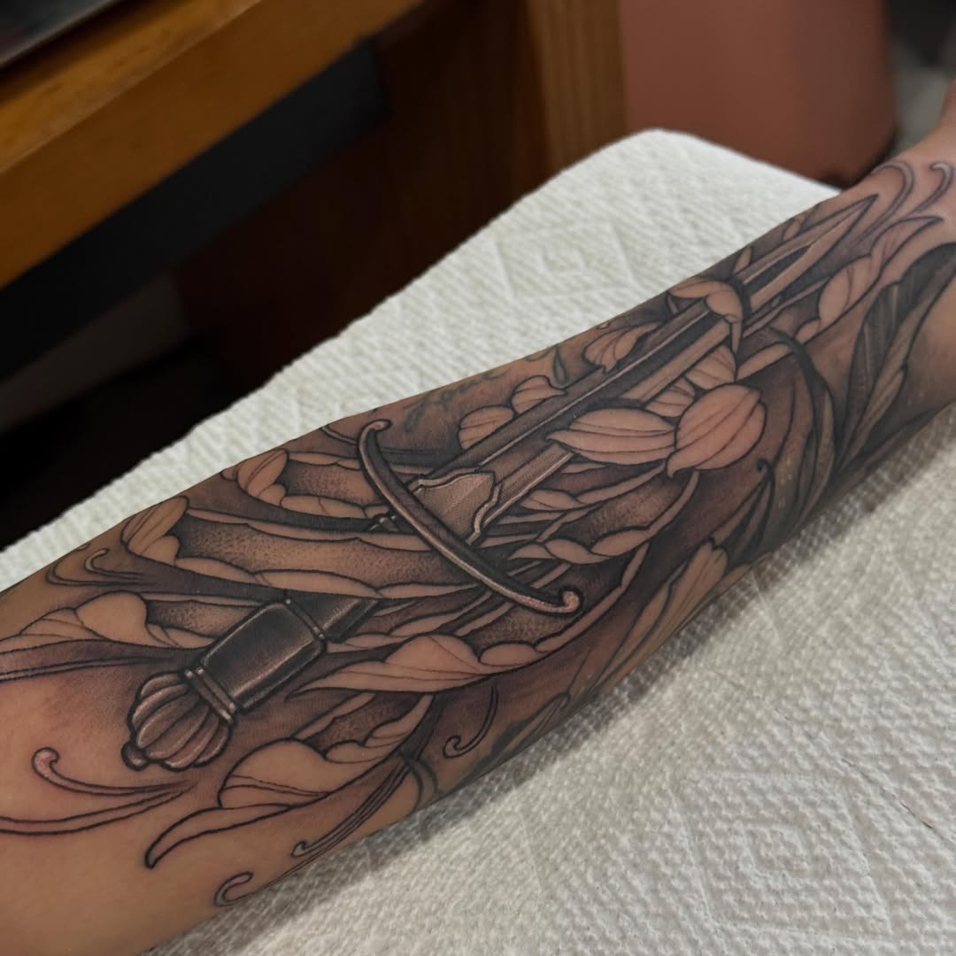 Tattoo by @tats_earnhardt — black_and_grey, realism