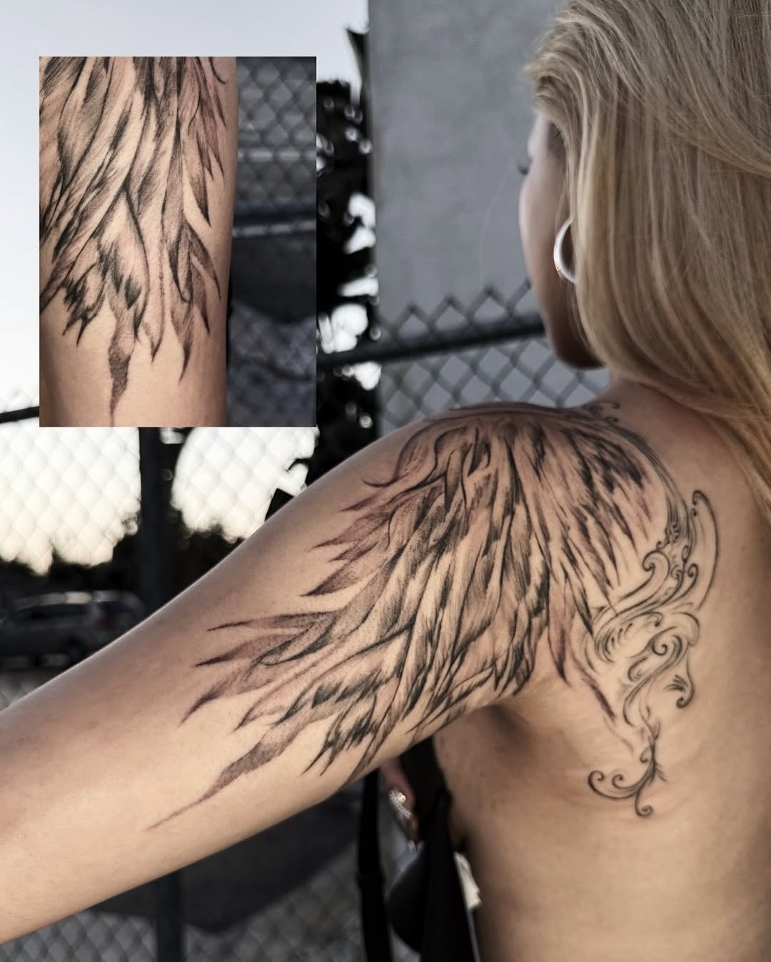 Tattoo by @inkedbykell — black_and_grey, fine_line