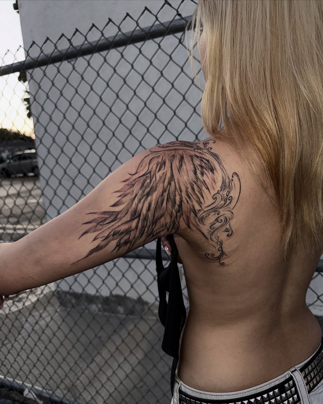 Tattoo by @inkedbykell — black_and_grey, ornamental