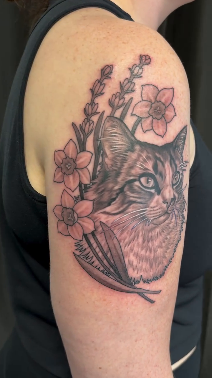 Tattoo by @suzannafisher — realism, black_and_grey