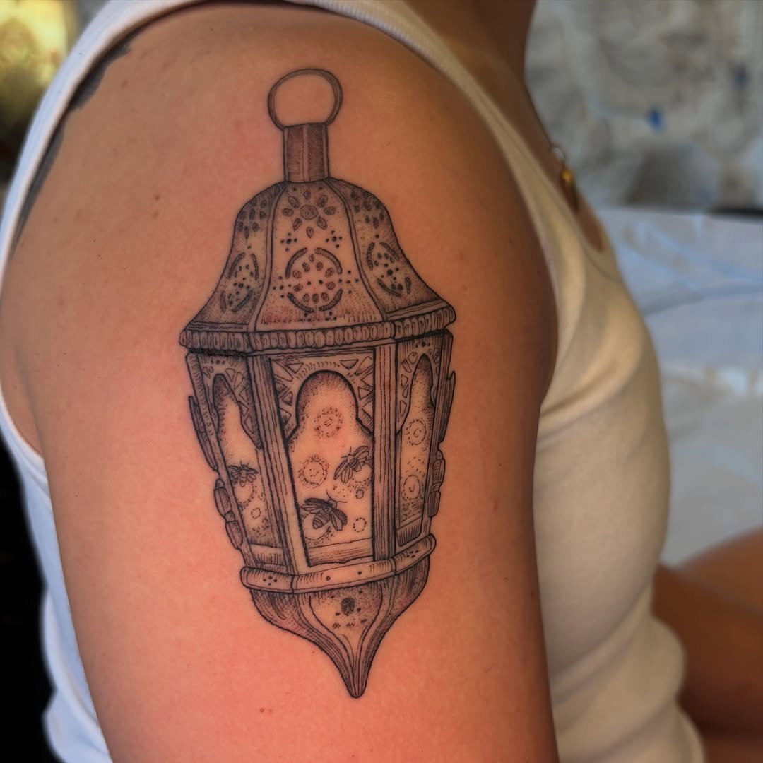 Tattoo by @beckiwilson — dotwork, black_and_grey