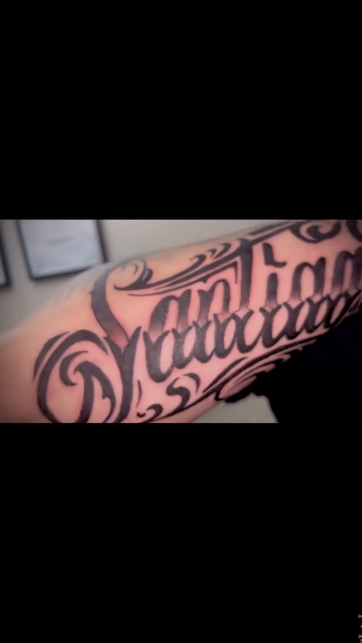 Tattoo by @inkbyduran — lettering_script, chicano