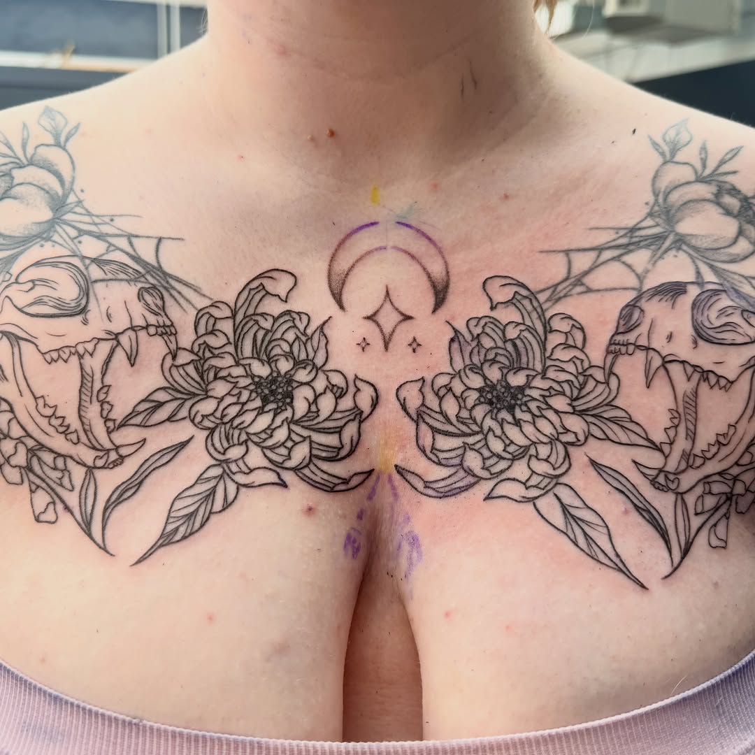 Tattoo by @toots_tattoos — black_and_grey, illustrative