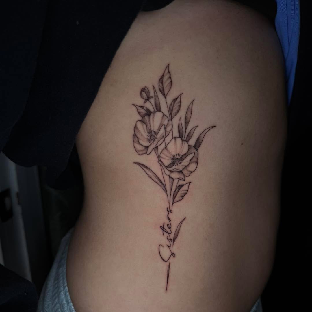 Tattoo by @tattoos_bymkr — fine_line, lettering_script