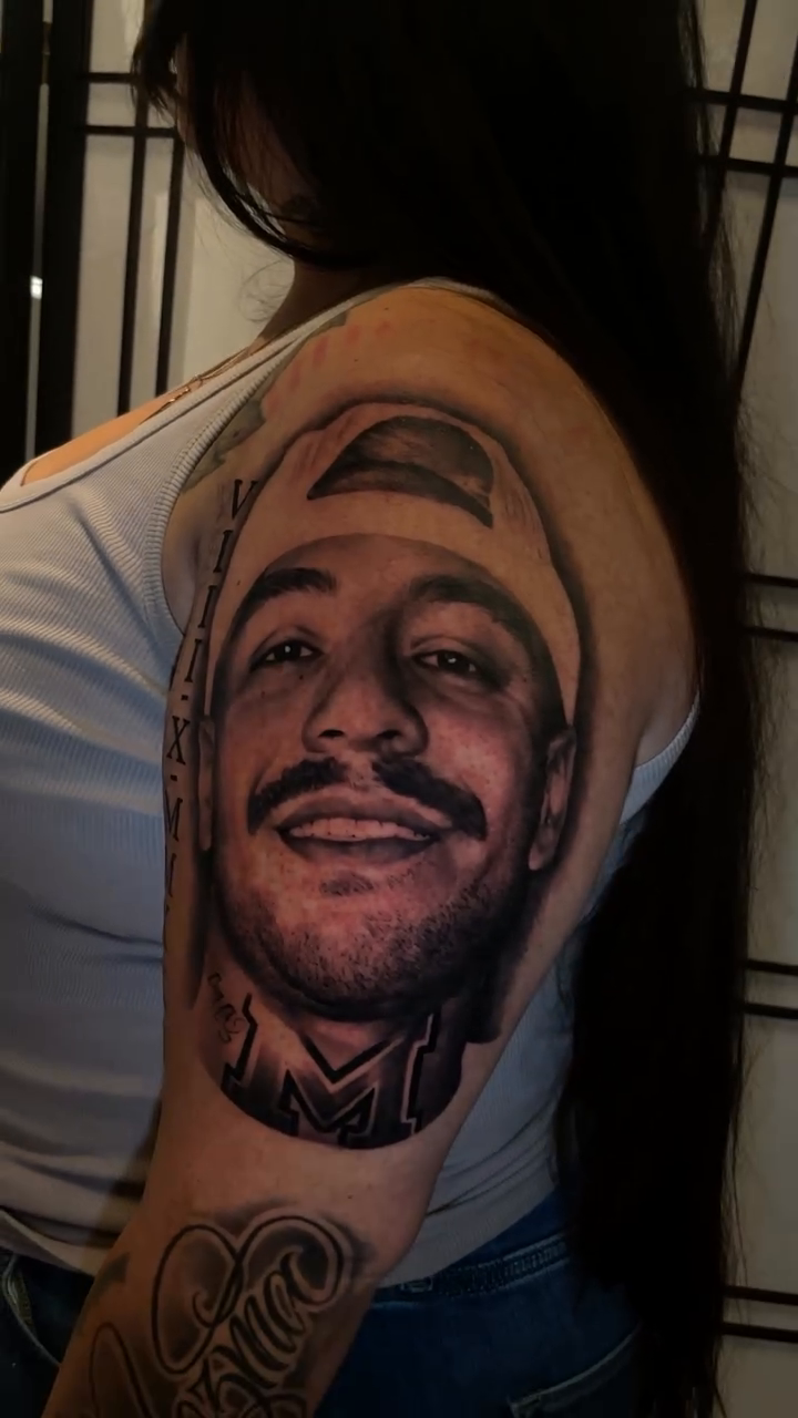 Tattoo by @tiffypxo — realism, black_and_grey