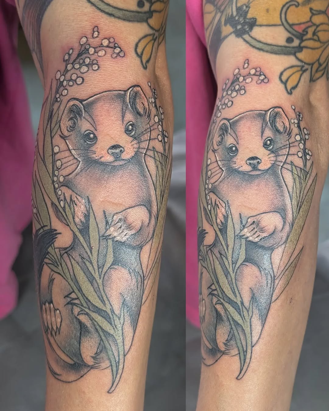 Tattoo by @jainagoldtattoos — realism, black_and_grey