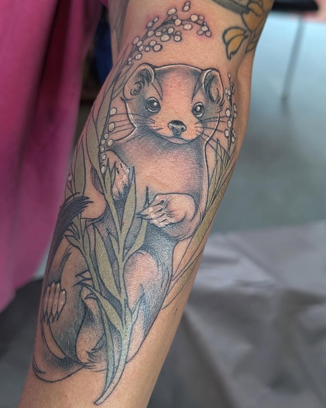 Tattoo by @jainagoldtattoos — realism, black_and_grey