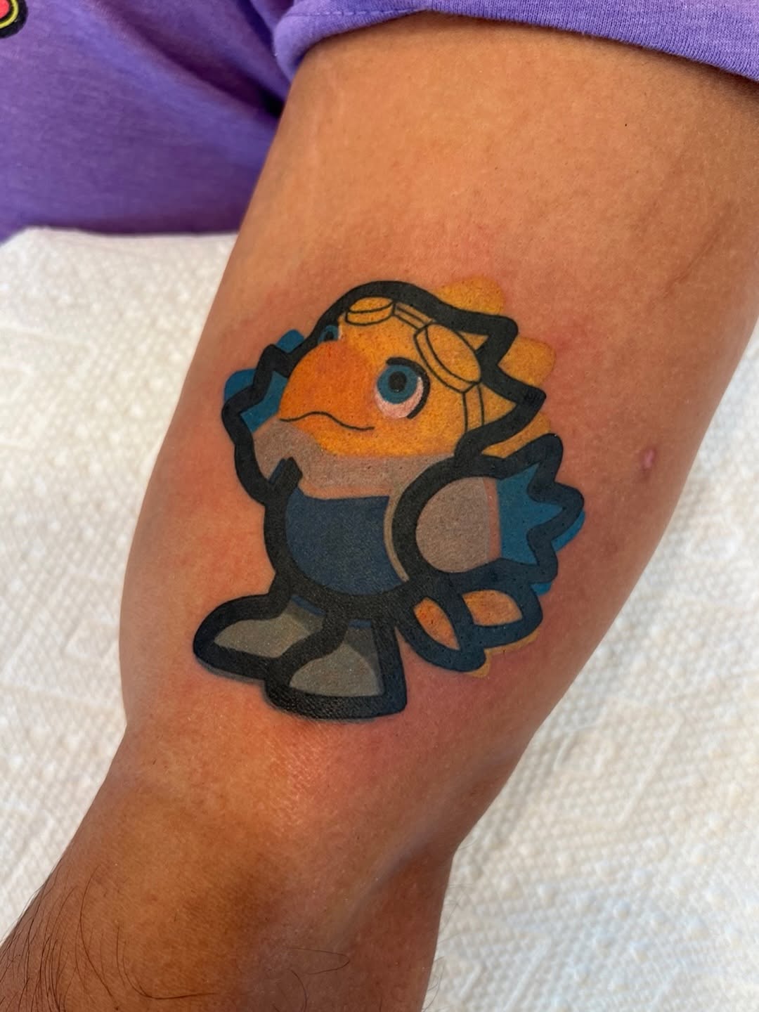 Tattoo by @mbakertattoo — new_school