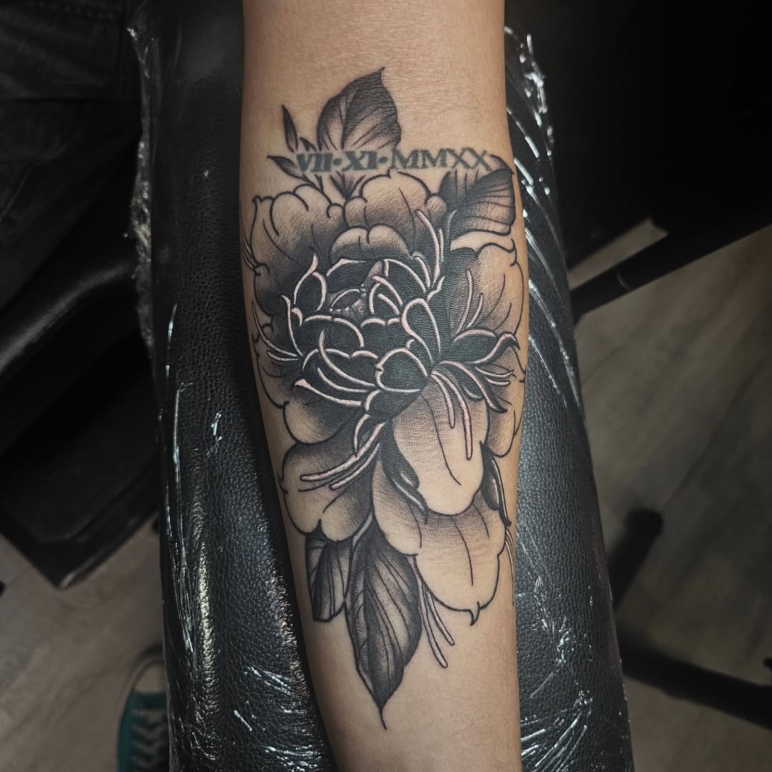 Tattoo by @babyghoul_inked β black_and_grey, japanese_irezumi