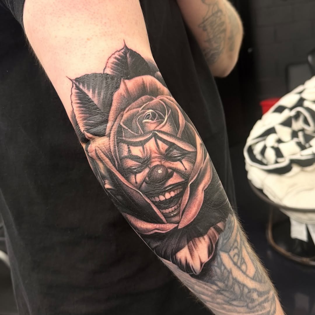 Tattoo by @dillingertattoos — realism, dark_realism