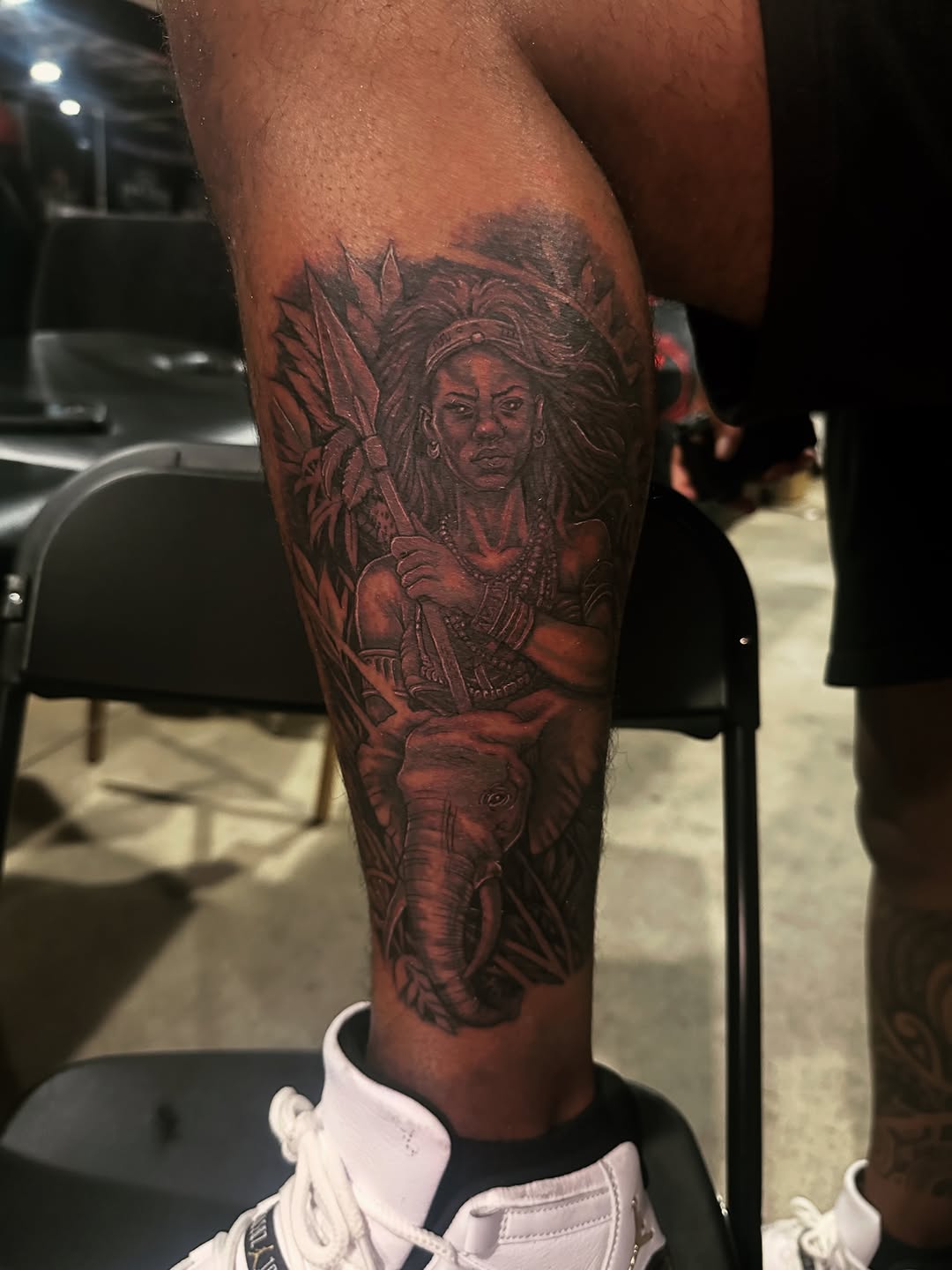 Tattoo by @tattyourface — realism, black_and_grey