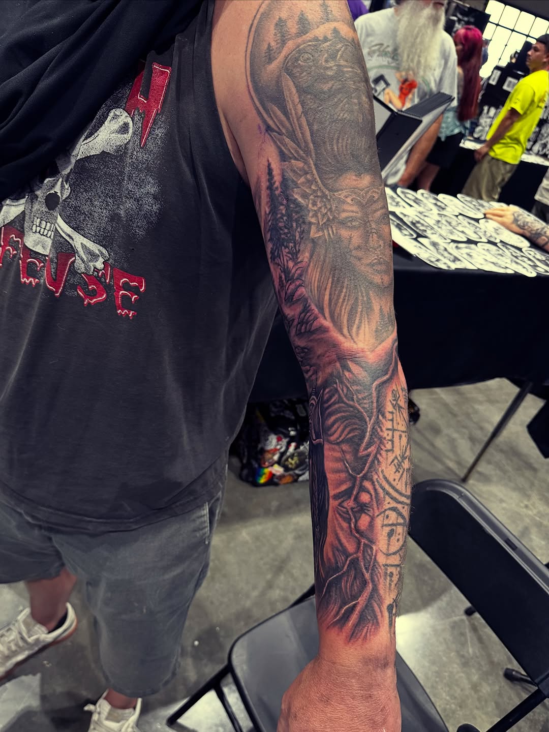 Tattoo by @tattyourface โ black_and_grey, realism