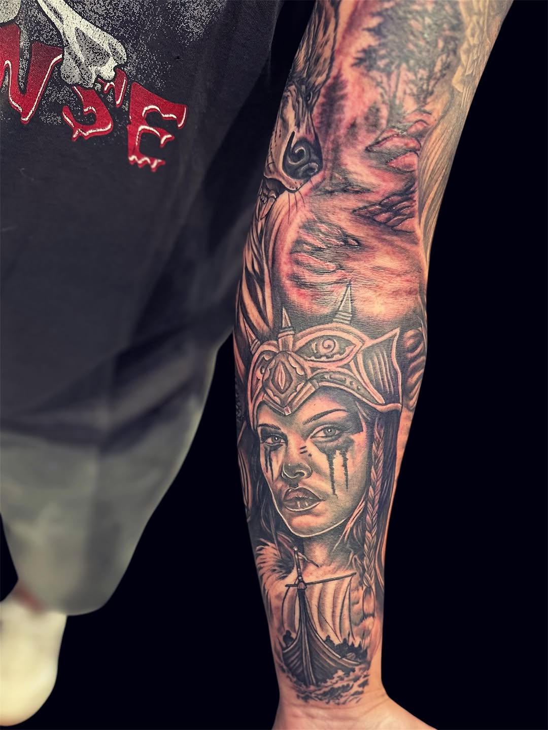 Tattoo by @tattyourface โ realism, black_and_grey