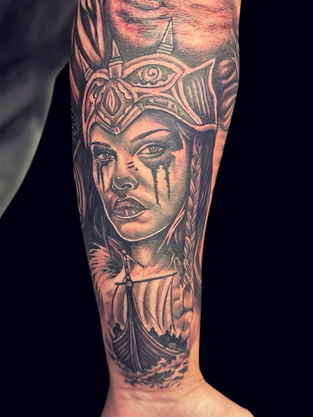 Tattoo by @tattyourface โ realism, black_and_grey