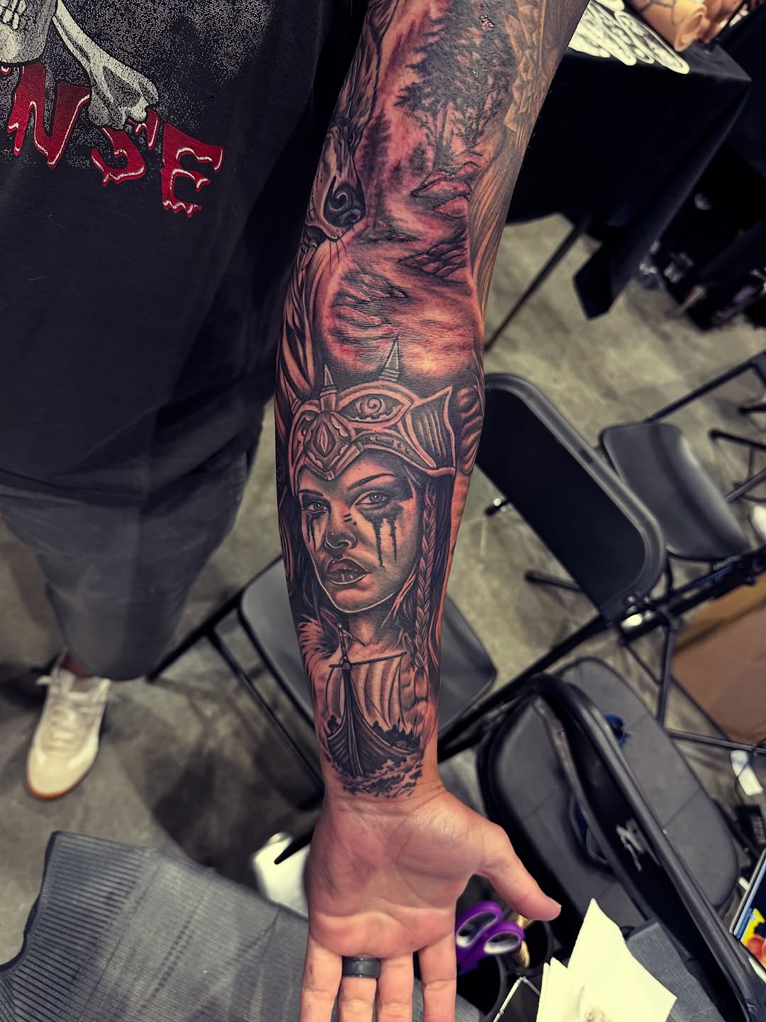 Tattoo by @tattyourface โ realism, black_and_grey