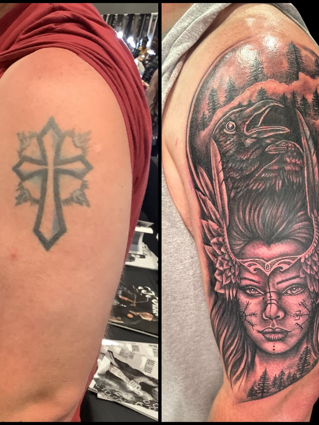 Tattoo by @tattyourface โ realism, black_and_grey