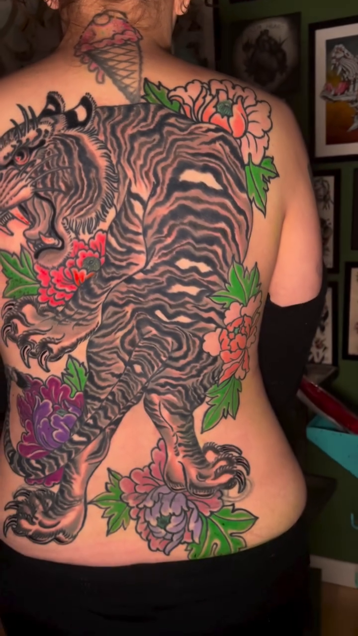 Tattoo by @braytontattoos — japanese_irezumi, black_and_grey