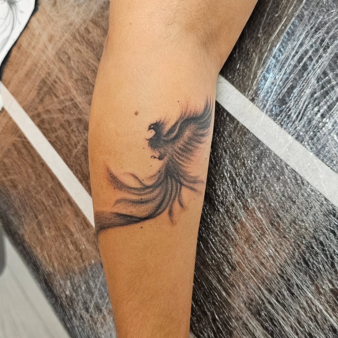 Tattoo by @linktattoo_lily โ black_and_grey, dotwork