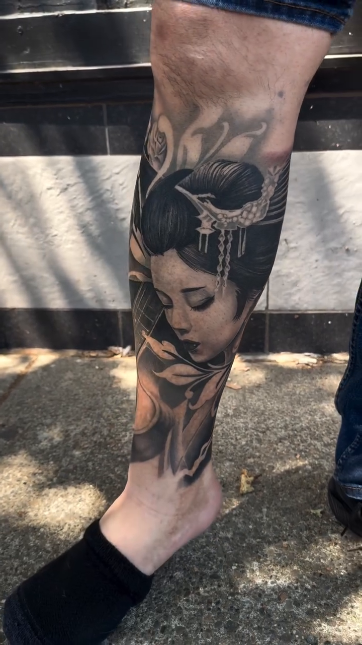 Tattoo by @inktherapy916 โ black_and_grey, realism