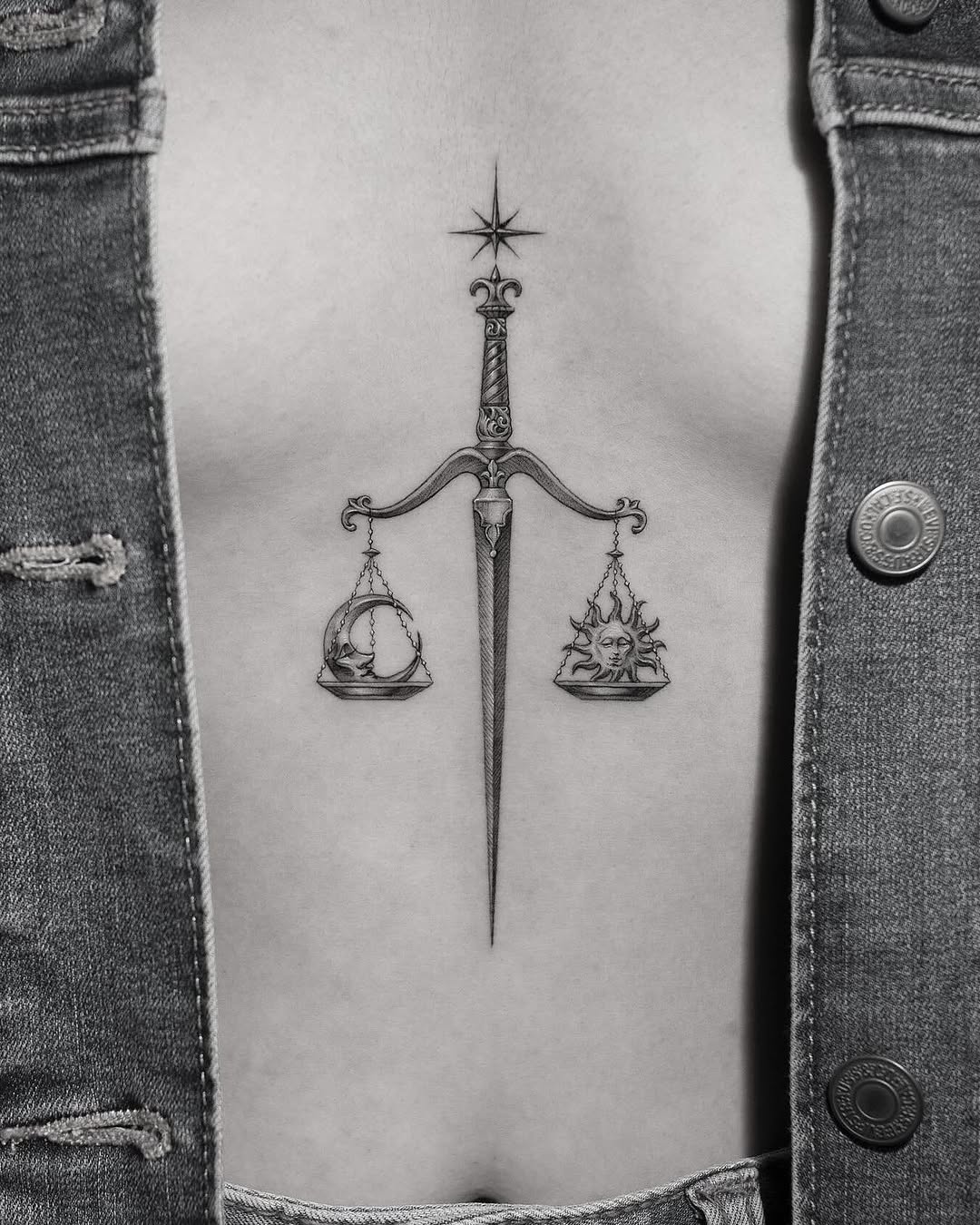Tattoo by @jeon______ — fine_line, black_and_grey