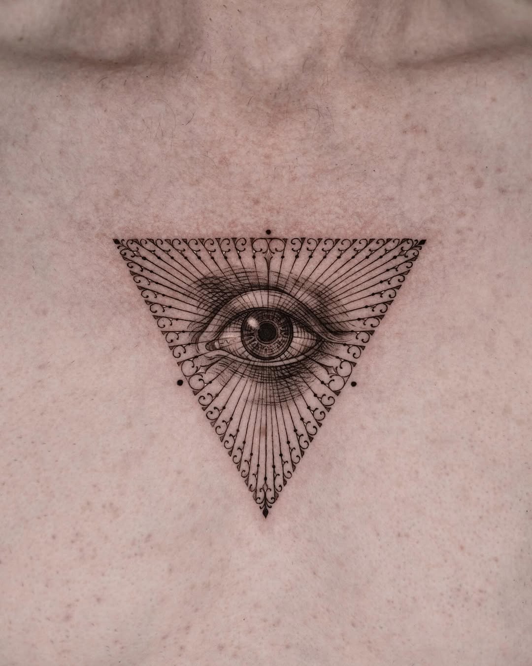 Tattoo by @jeon______ — black_and_grey, ornamental