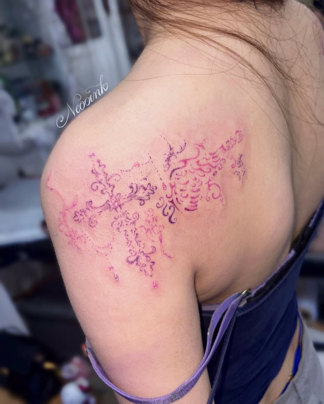 Tattoo by @neooink — ornamental, fine_line