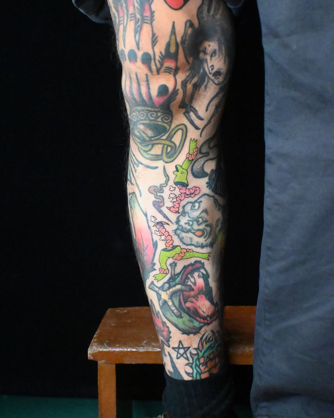 Tattoo by @gg_was_shocked — american_traditional, new_school