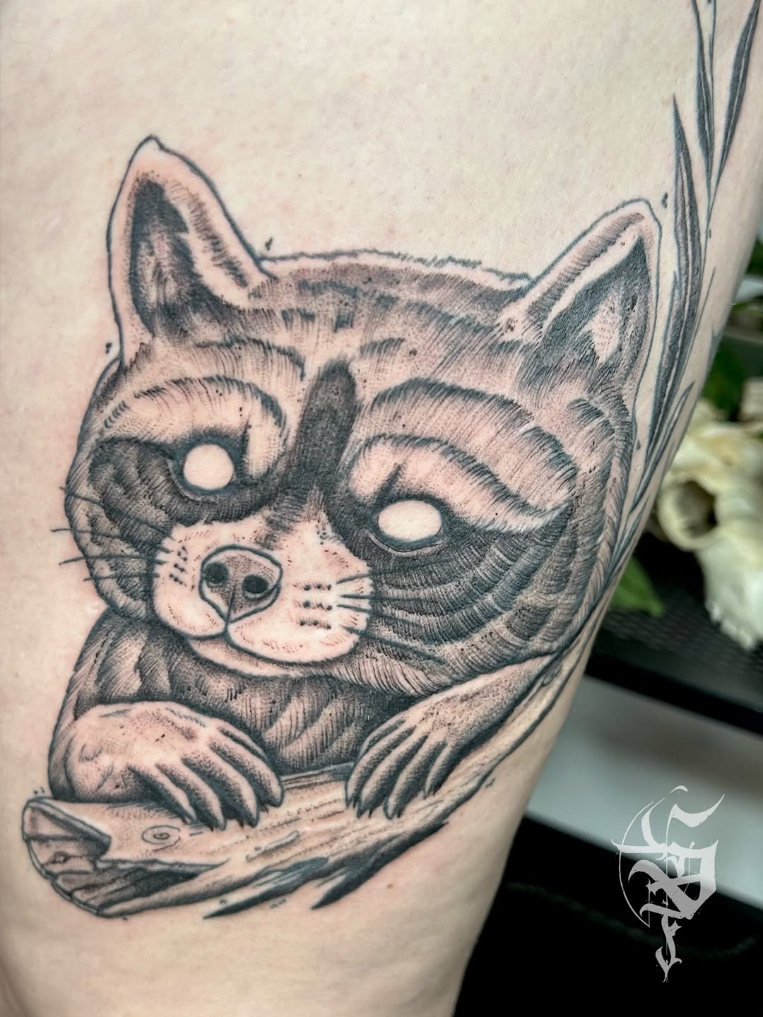 Tattoo by @foxhead_tattoo — black_and_grey, realism