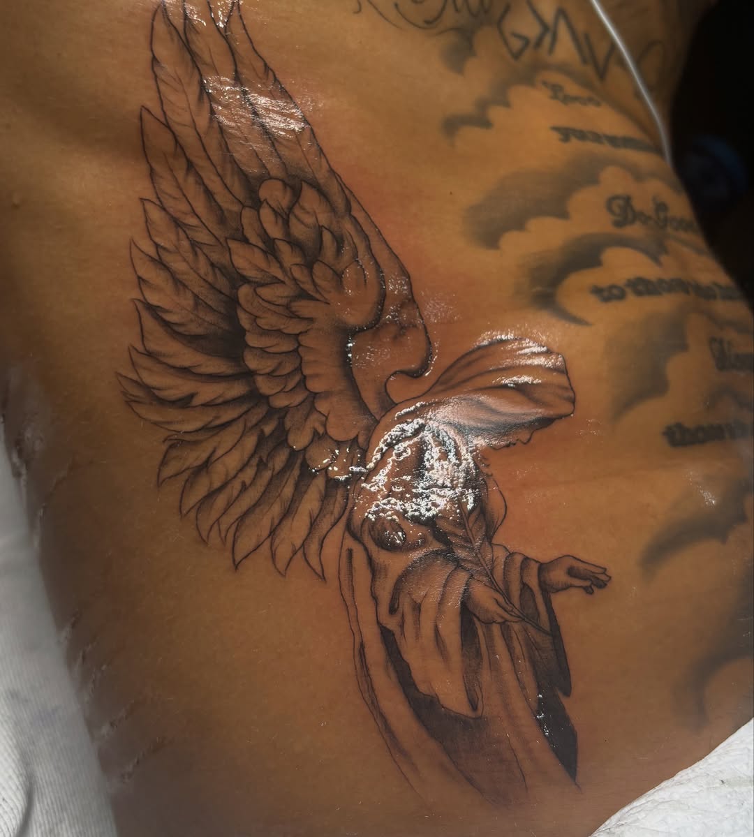 Tattoo by @inkby.lee โ black_and_grey, realism