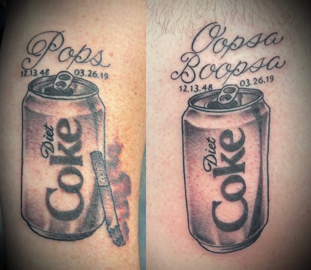 Tattoo by @hardcorn77 — lettering_script, realism