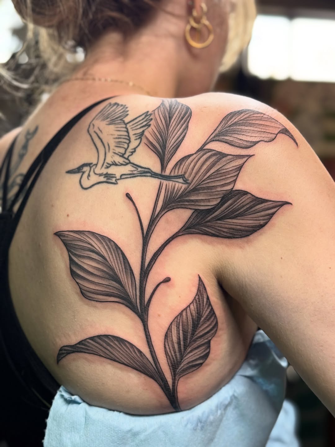 Tattoo by @lilymyriatattoos — black_and_grey, fine_line