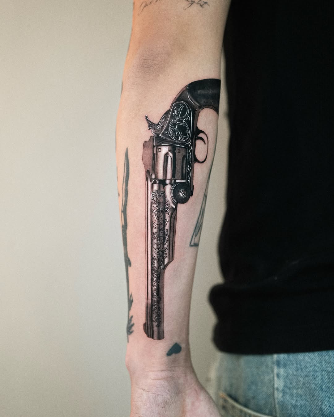 Tattoo by @tattoothechase — realism, black_and_grey