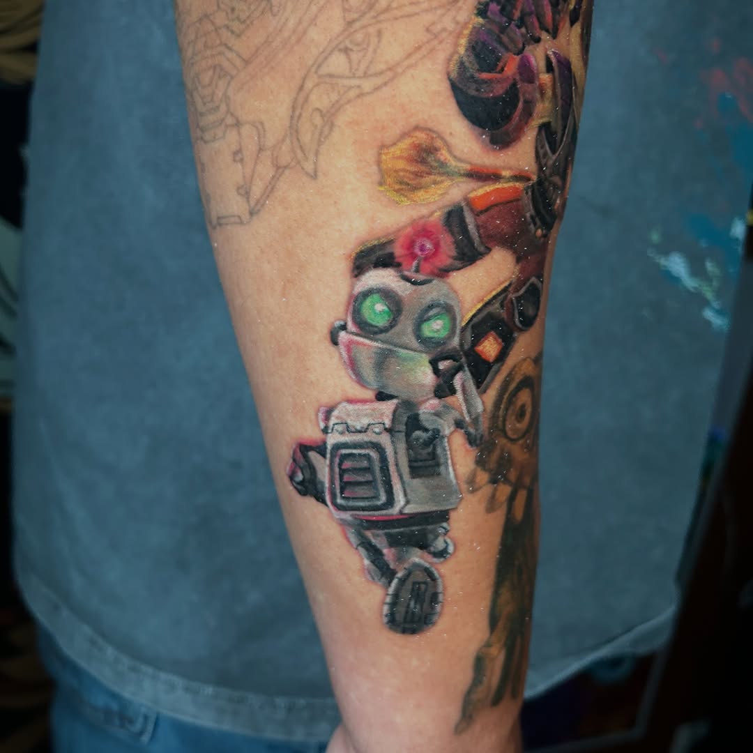 Tattoo by @paisleytattoos — realism, anime