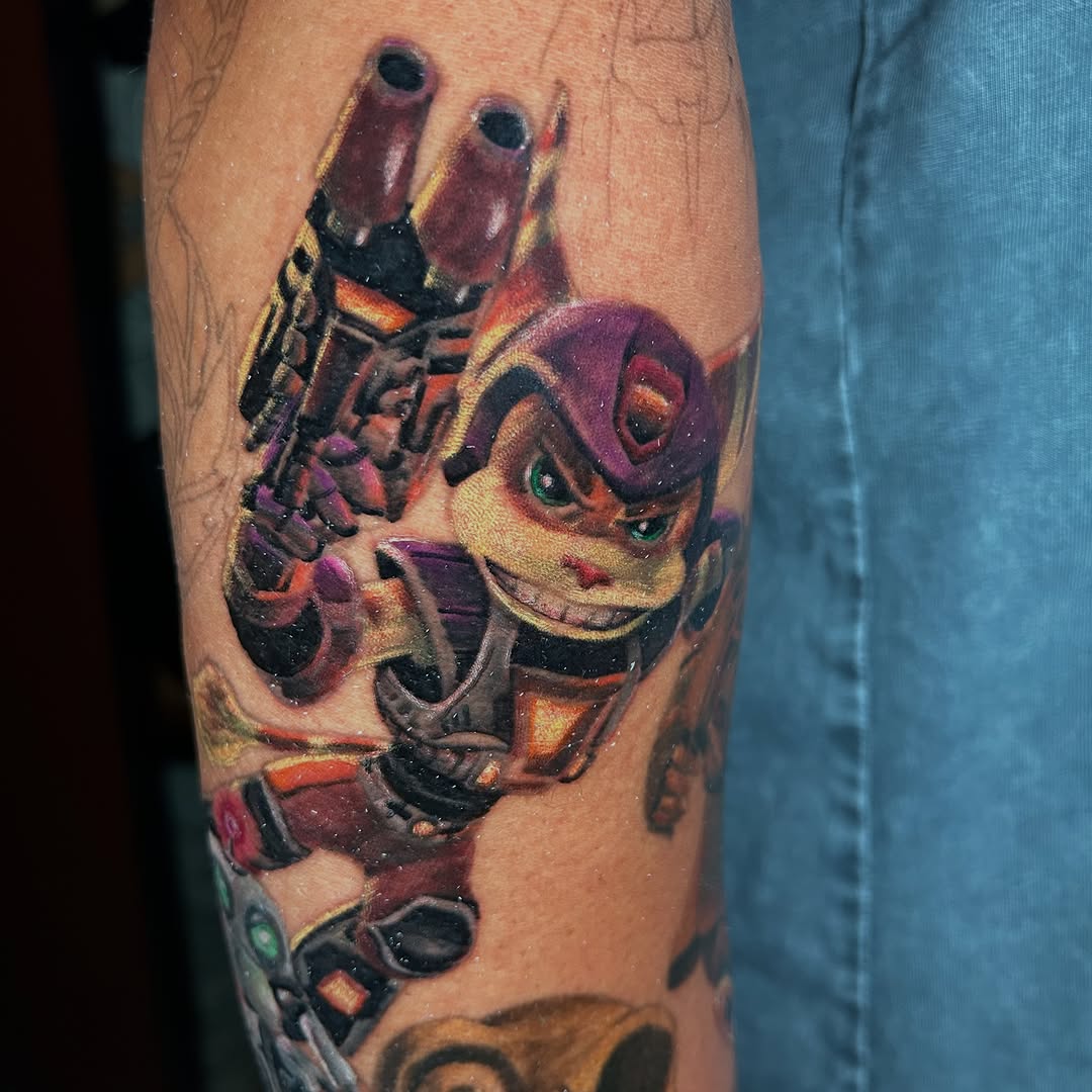 Tattoo by @paisleytattoos — realism, anime