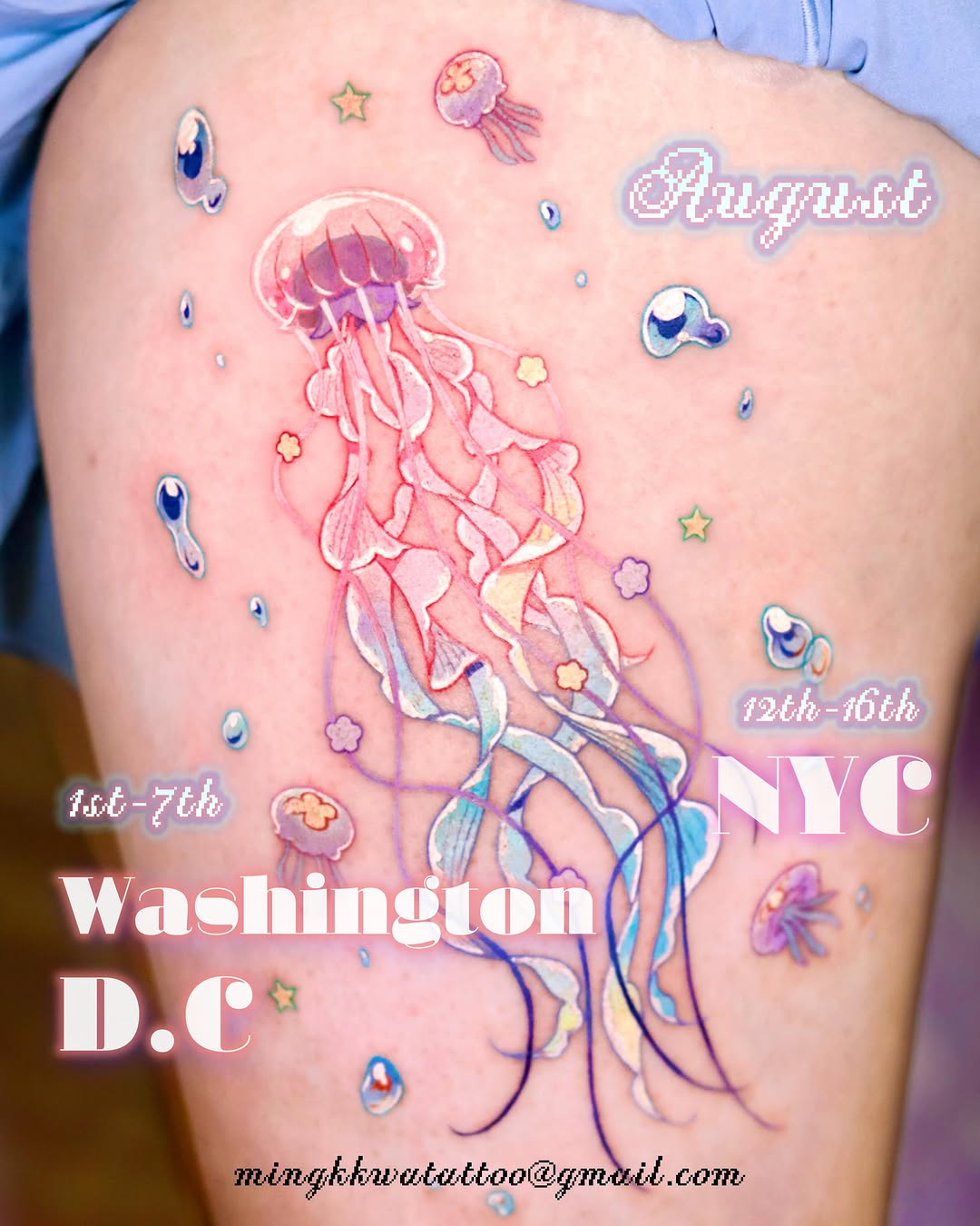 Tattoo by @mingkkwa_tt — watercolor, fine_line