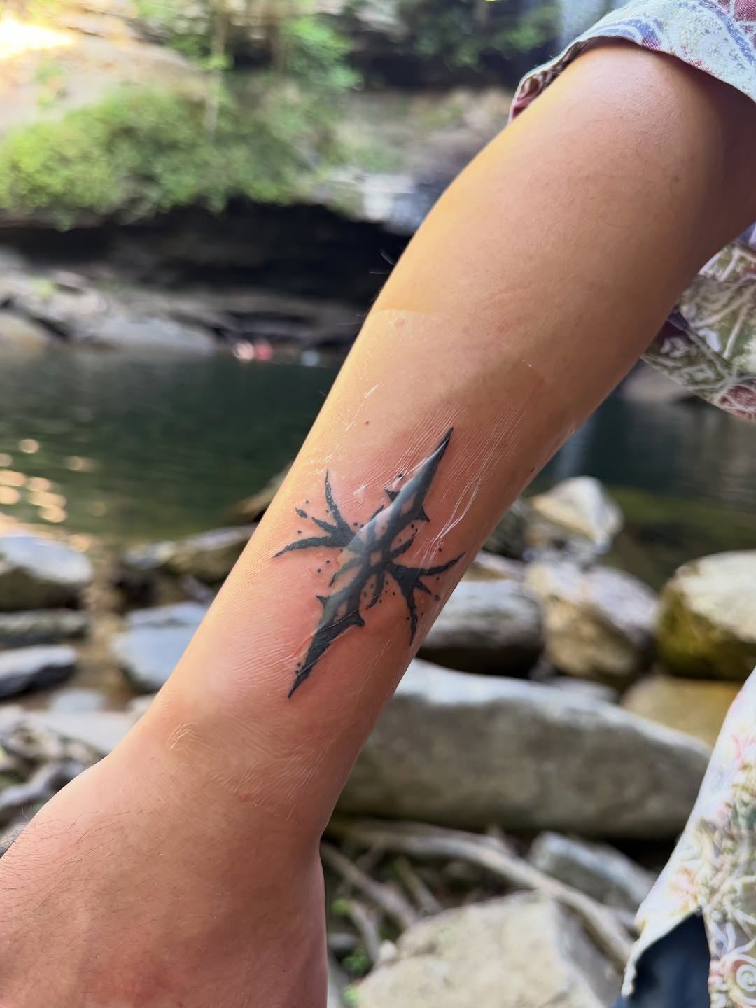 Tattoo by @skittykittykitty — blackwork