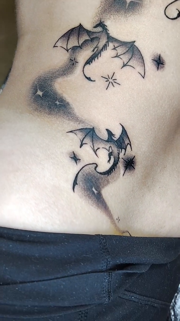 Tattoo by @paper.n.pins — black_and_grey, fine_line
