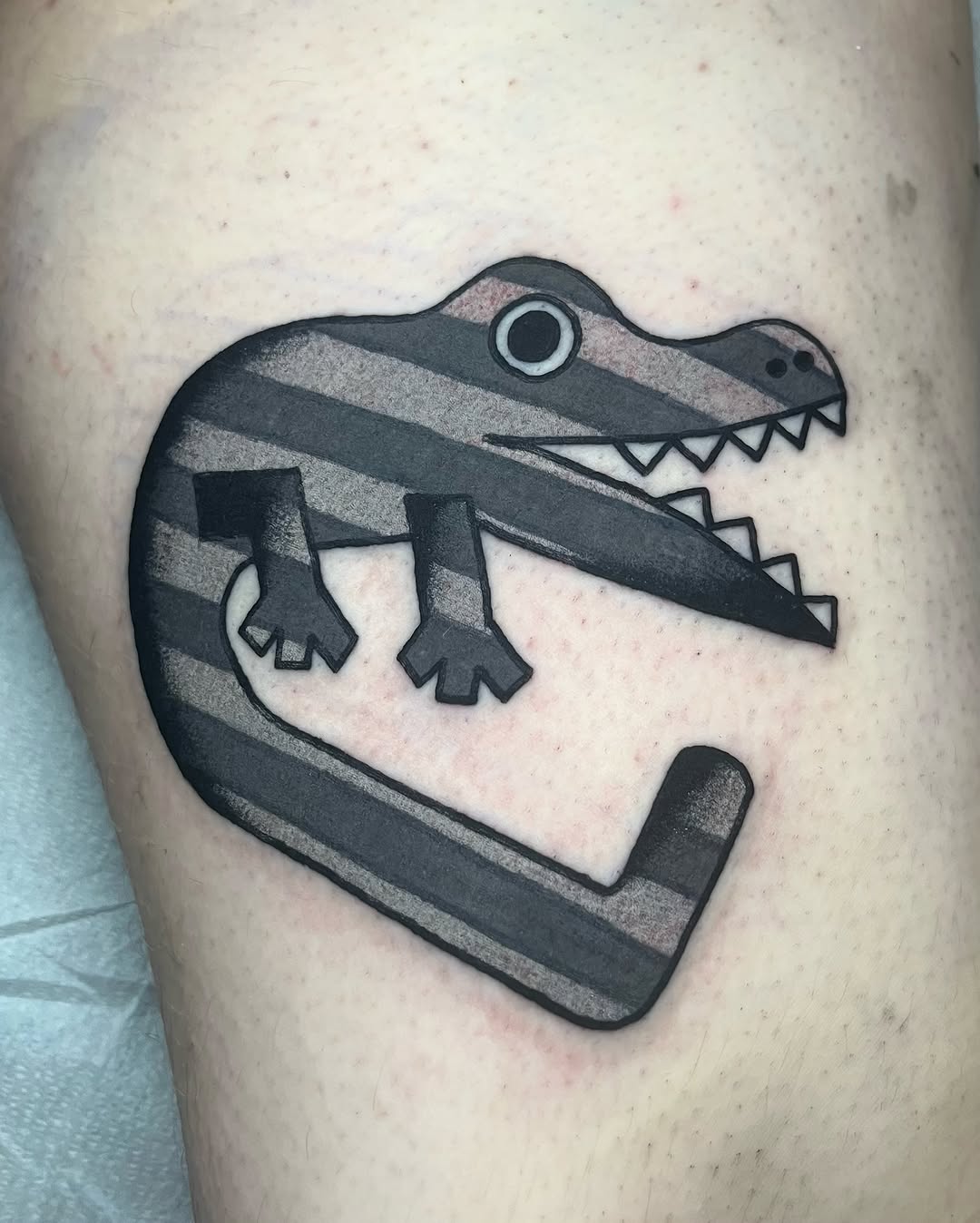Tattoo by @tourtellinie — ignorant, black_and_grey