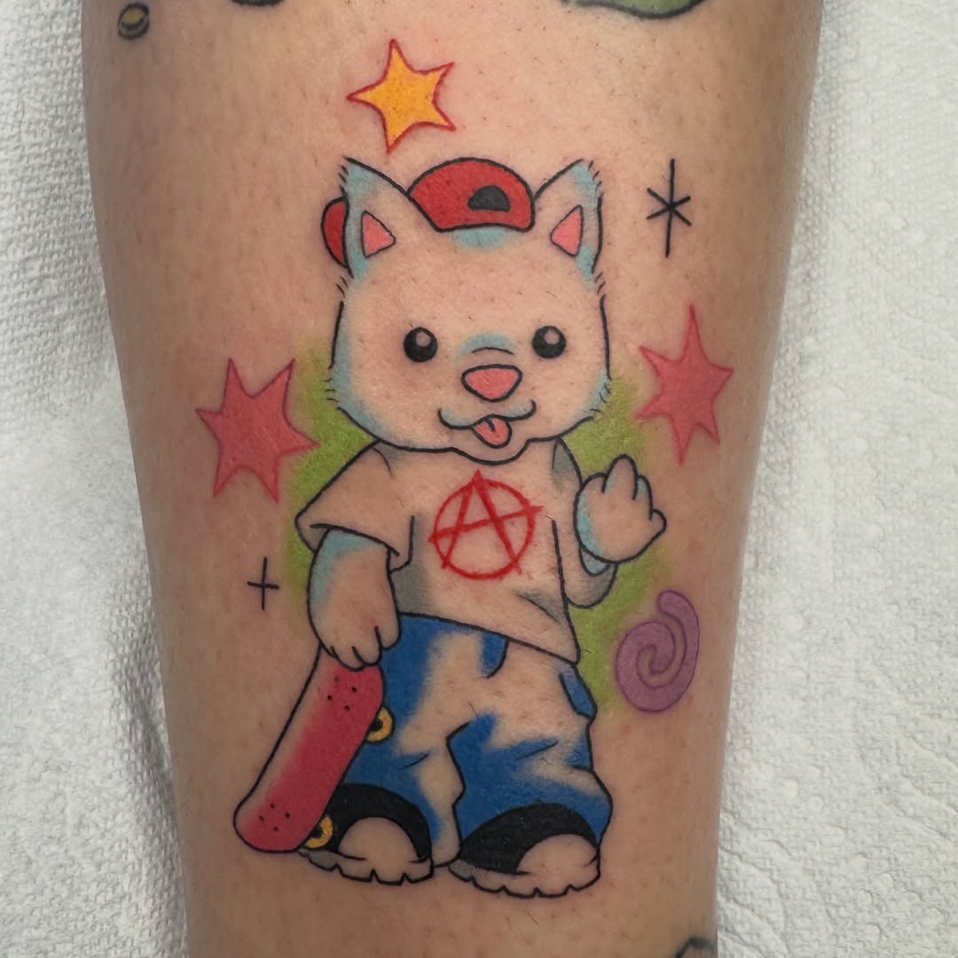 Tattoo by @dummytattoo — new_school, ignorant