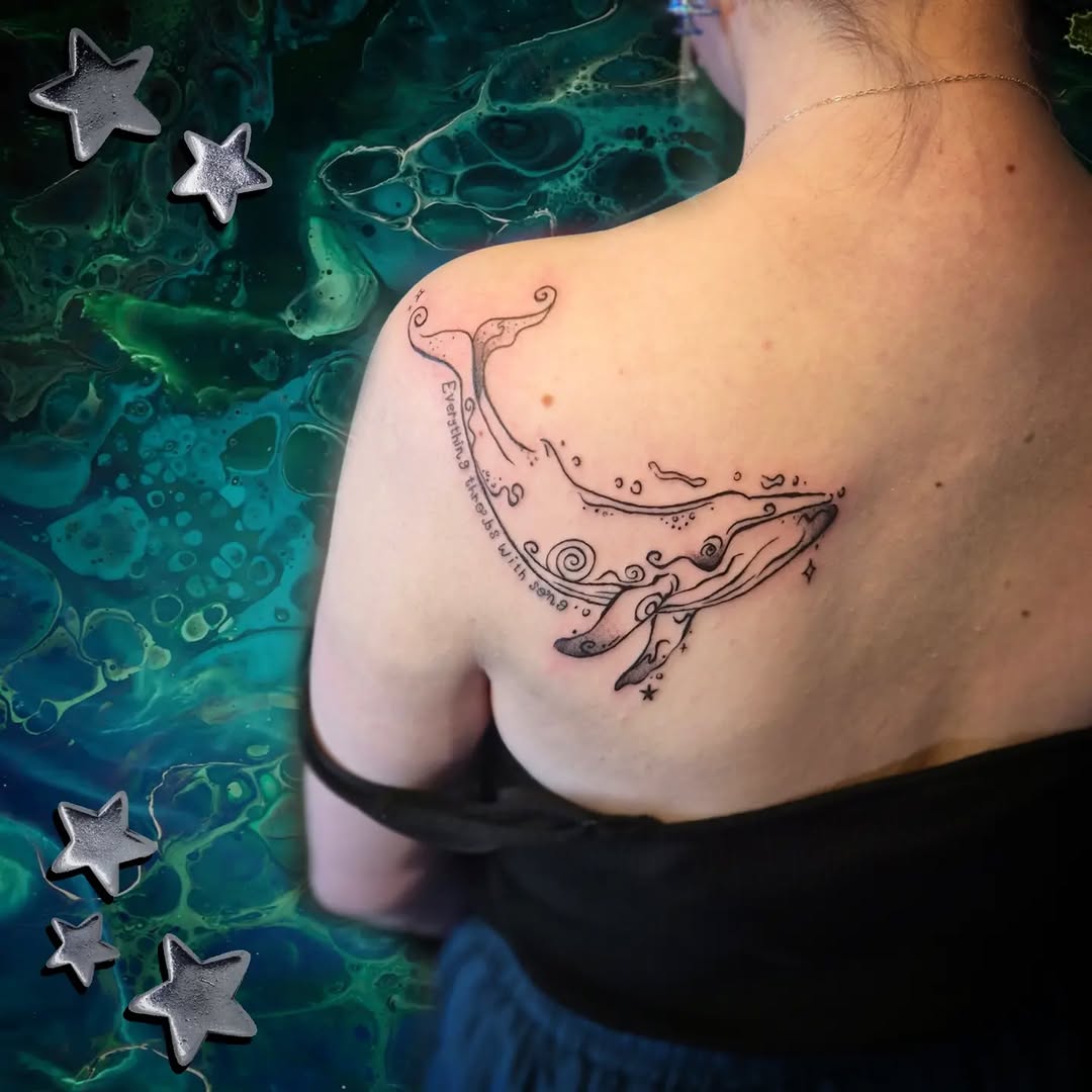 Tattoo by @wickedlilyink — fine_line, lettering_script