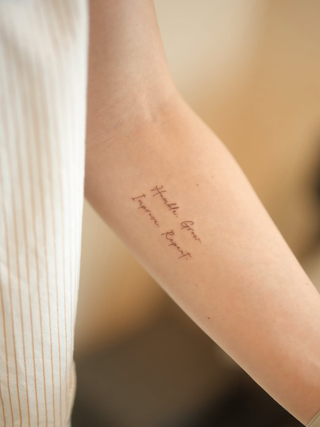 Tattoo by @ink_bijou β lettering_script, fine_line