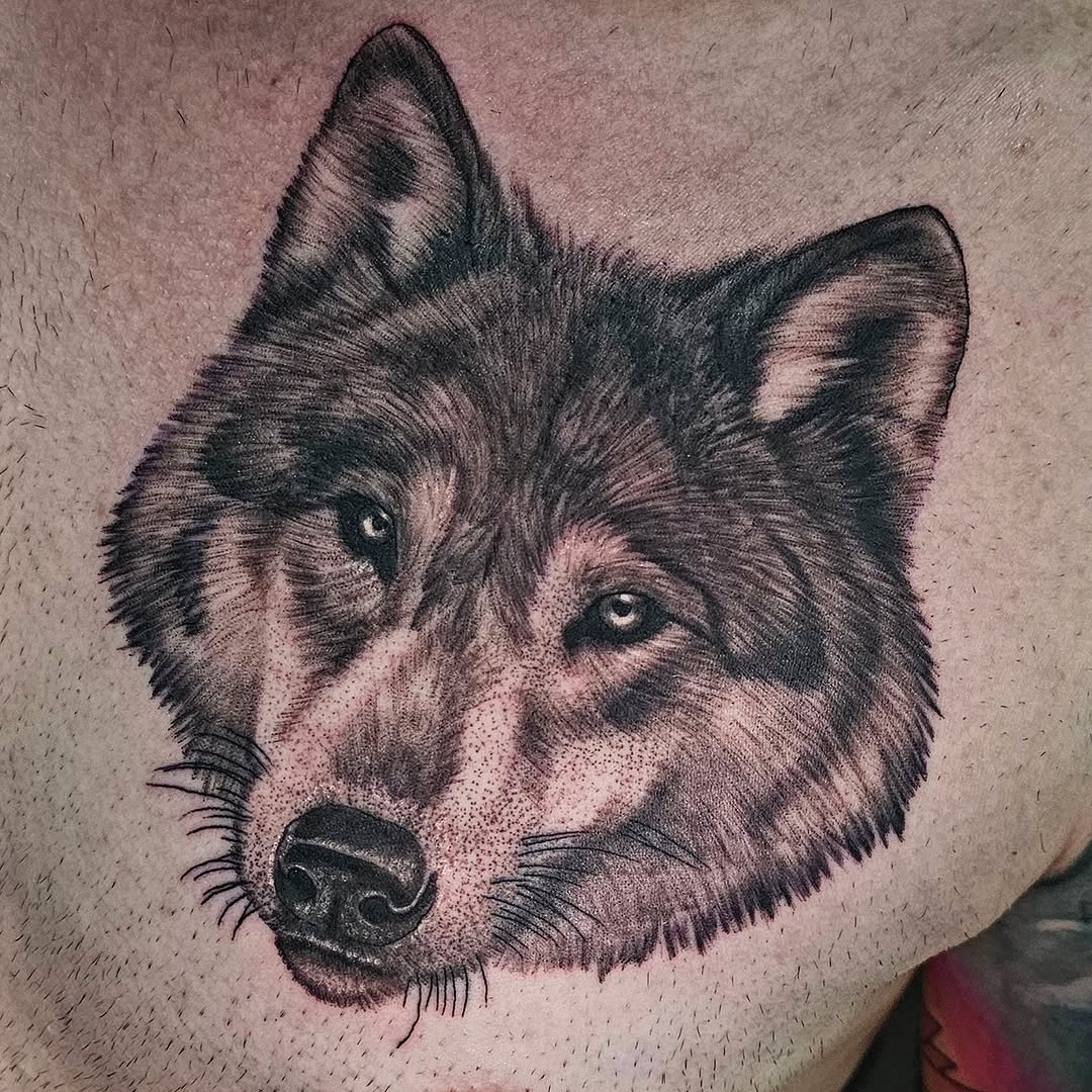 Tattoo by @omni.pleco — realism, black_and_grey