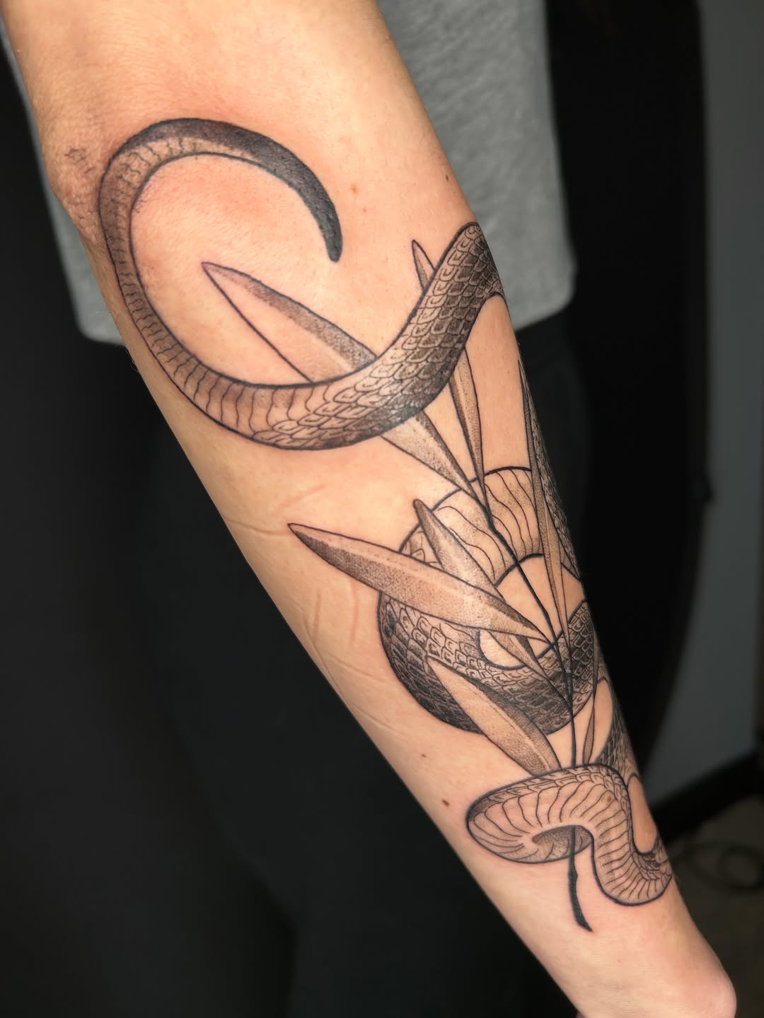 Tattoo by @frostyflakes.ink — black_and_grey, realism