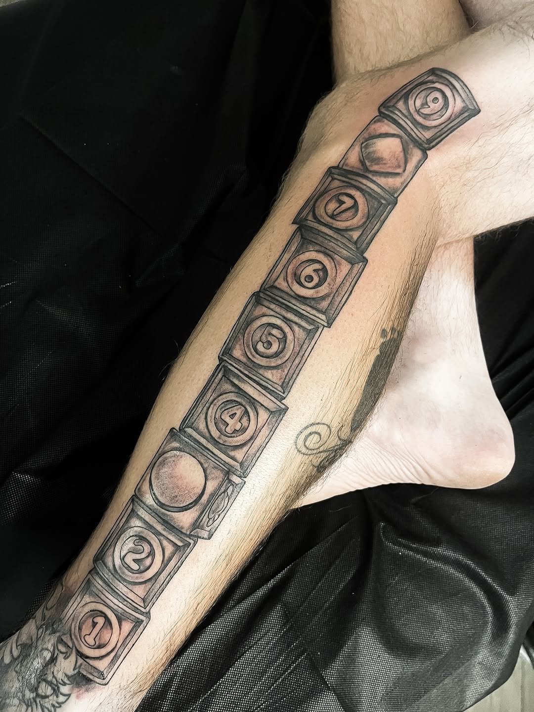 Tattoo by @janellecubatattoo — black_and_grey, realism