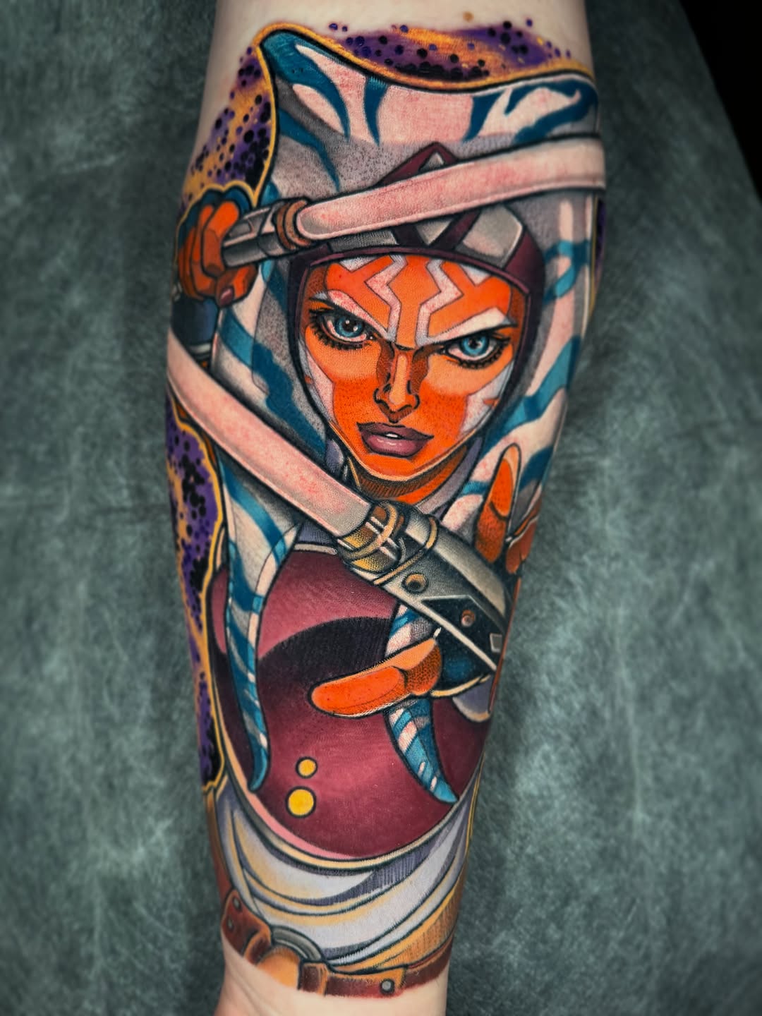 Tattoo by @ali_tattoos — new_school, anime