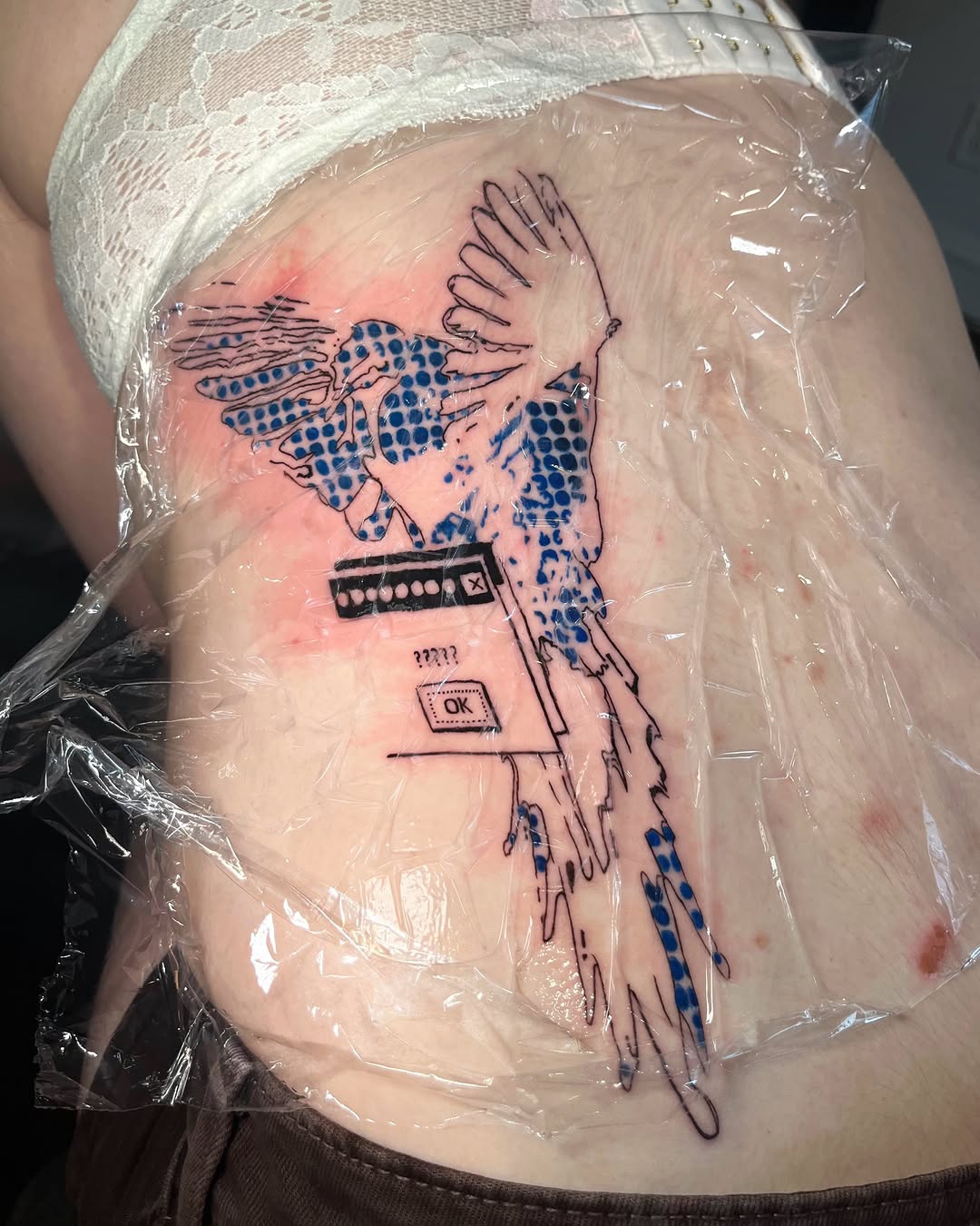 Tattoo by @sugarscab — trash_polka